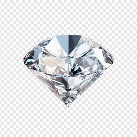 Beautiful diamond isolated on transparent background Diamonds, Diamond Png, Free Psd, Transparent Background, Color