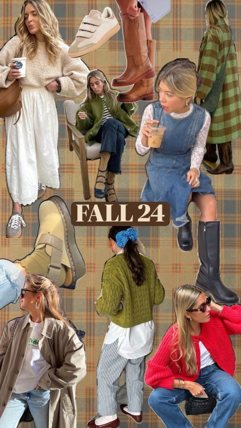 Fall 24 Fashion Trends! Clogs Winter Outfit, Vintage Clogs, Clogs Outfit, Fall Fit, Fall 24, Trending Fashion Outfits, Red Cardigan, Autumn Cozy, Winter Outfit