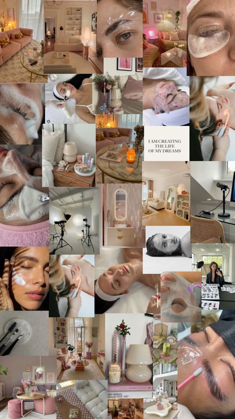 Facials Quotes, Esthetician Inspiration, Becoming An Esthetician, Esthetician School, Vision Board Collage, Beauty Careers, Esthetician Marketing, Skin Therapist, Nurse Aesthetic