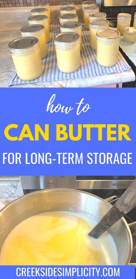 Canning Butter, Can Butter, Preparing For Winter, Diy Canning, Butter Recipes Homemade, Pressure Canning Recipes, Canning Kitchen, Canned Butter, Home Canning Recipes