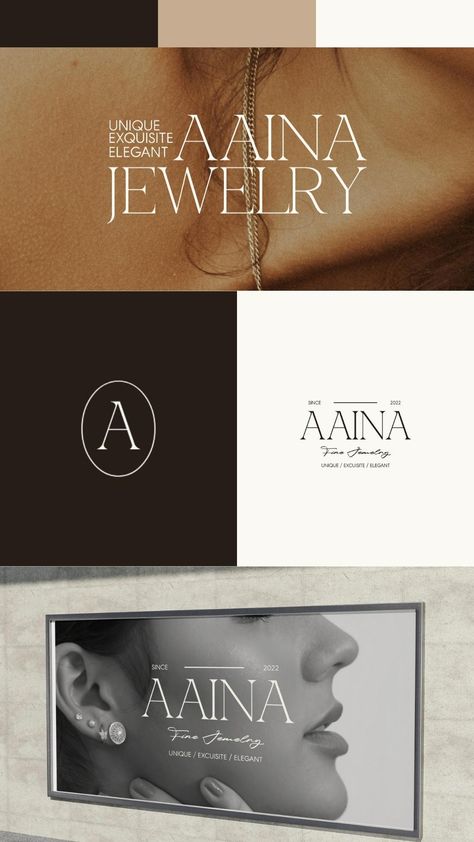 Accessories Brand Identity, Jewelry Brand Content Ideas, Jewelry Visual Identity, Jewellery Brand Identity, Brand Identity Design Luxury, Brand Identity Jewelry, Luxury Identity, Jewelry Branding Design, Jewellery Brand Logo