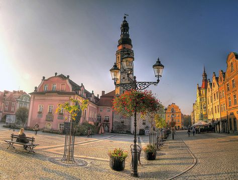 Town hall, Bolesławiec, Poland | by Krzysztof Jasiak A Town, Big Adventure, Pottery Making, Town Hall, Unique Photo, Life Skills, Old World, Places Ive Been, Paris Skyline