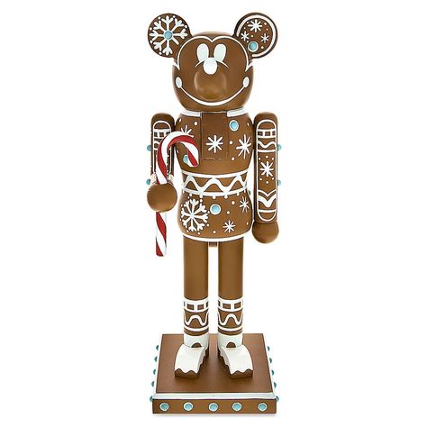 Mickey Mouse Gingerbread Man Nutcracker Mickey Mouse Gingerbread, Mouse Nutcracker, Disney Decorations, Disney Nutcracker, Nutcracker Figures, Disney Christmas Decorations, Christmas Disney, Disney Ornaments, Mickey Christmas