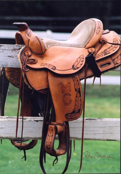 Western saddle on fence Texas Stamp, Canadian Horse, Tack Board, Inktober 2023, Barrel Saddle, Horse Gear, Stirrup Leathers, Leather Gear, Bridles