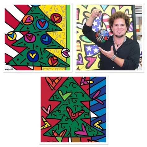 4th Grade Britto Trees-Kim & Karen: 2 Soul Sisters (Art Education Blog): O Britto Tree, O Britto Tree... Romero Britto Art, Britto Art, Easy Art Lessons, Arts And Crafts Interiors, Arts And Crafts Storage, Education Art, Christmas Art Projects, Arts And Crafts For Adults, Arts And Crafts For Teens