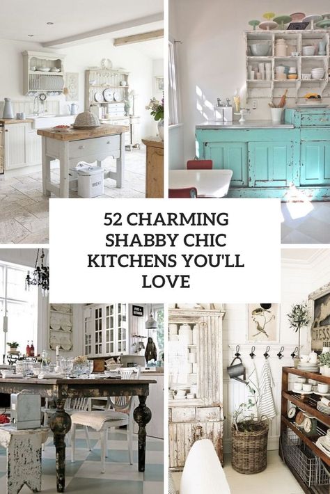 Shabby Chic White Kitchen, Small Shabby Chic Kitchen, Modern Shabby Chic Kitchen, Shabby Chic Cabinets Kitchen, Shabby Chic Tiny House Interior, Shabby Chic Small Kitchen, Vintage Cottage Kitchens Shabby Chic, Shabby Kitchen Ideas, Romantic Shabby Chic Kitchen