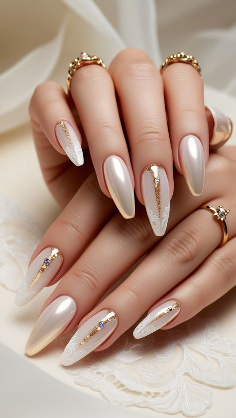 Soft hues, delicate details, and a touch of sparkle—these wedding nails are ideal for a classy bridal look. #SophisticatedNails #ClassyBridalNails #SubtleElegance #WeddingInspo #NailDesigns Classy Bridal Nails, Simple Wedding Nails, Sophisticated Nails, Bridesmaids Nails, Wedding Nails For Bride, Wedding Nails Design, Bride Nails, Bridal Nails, Elegant Nails