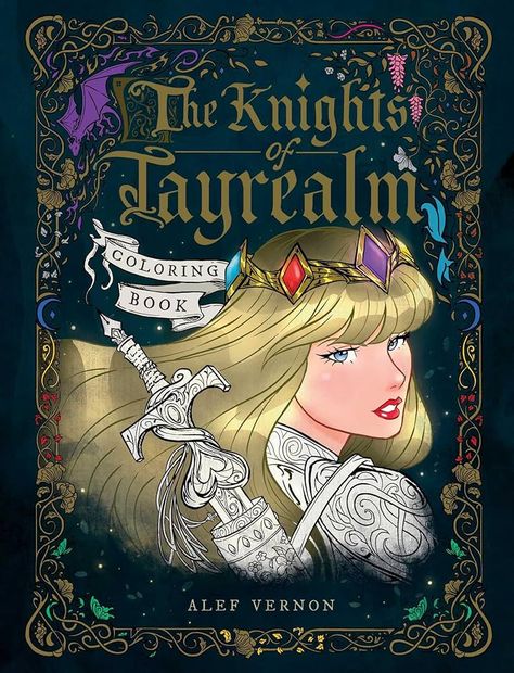 The Knights of Tayrealm Coloring Book: Vernon, Alef: 0050837472655: Amazon.com: Books Taylor Swift Knights, Taylor Awift, Alef Vernon Art, Taylor Swift Drawings, Alef Vernon, Taylor Swift Drawing, State Of Grace, Sewing School, Urban Architecture