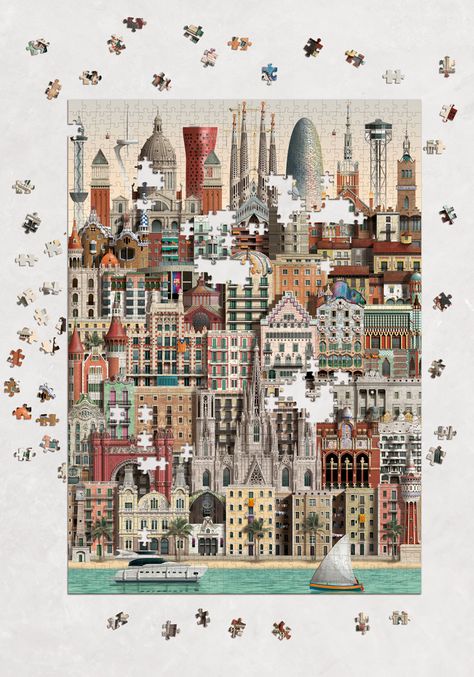 Backyard Gifts, Map Puzzle, Jigsaw Puzzles 1000, Paris Map, Model Building Kits, Jigsaws, Puzzle 1000, 1000 Piece Jigsaw Puzzles, Danish Design