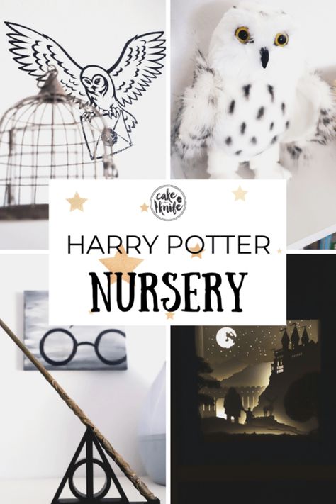 Harry Potter Baby Nursery Boy, Harry Potter Baby Nursery Themed Rooms, Geeky Nursery Ideas, Hogwarts Nursery Ideas, Harry Potter Baby Room Themed Nursery, Neutral Nursery Room Inspiration, Harry Potter Theme Nursery, Simple Harry Potter Nursery, Minimalist Harry Potter Nursery