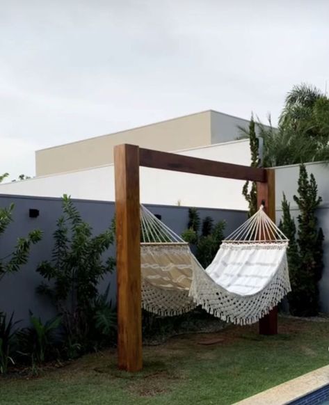 Gazebo Backyard, Backyard Hammock, Indoor Hammock, Pea Gravel, Outdoor Decor Backyard, Backyard Patio Designs, Small Backyard Landscaping, Backyard Oasis, Diy Backyard