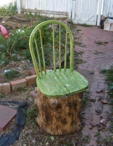 Garden Diy Furniture, Upcycle Garden, Diy Tree, Diy Garden Furniture, Garden Yard Ideas, Mosaic Garden, Tree Stump, Garden Seating, Outdoor Wood