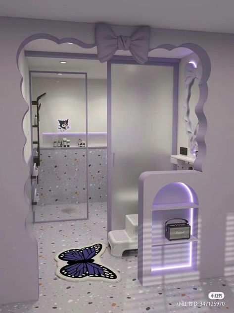 Room Decor Bedroom Aesthetic, Aesthetics Room Decor, Wall Decor Trends, Purple Room Decor, Stylish Room Decor, Lights Room, Room Decoration Bedroom, Room Decoration Aesthetic, Dream Bedroom Inspiration