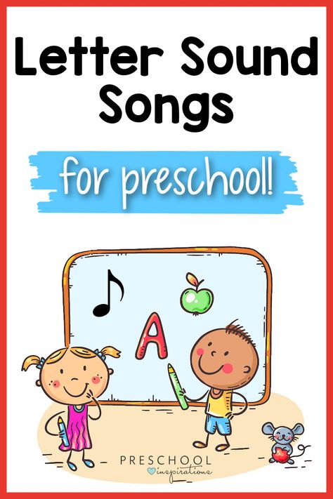 Space Songs For Kids, Alphabet Sounds Song, Letter Sound Song, Letter Sounds Kindergarten, Songs Preschool, Preschool Inspirations, Alphabet Sound, Letter Sounds Preschool, Teaching Kids Letters