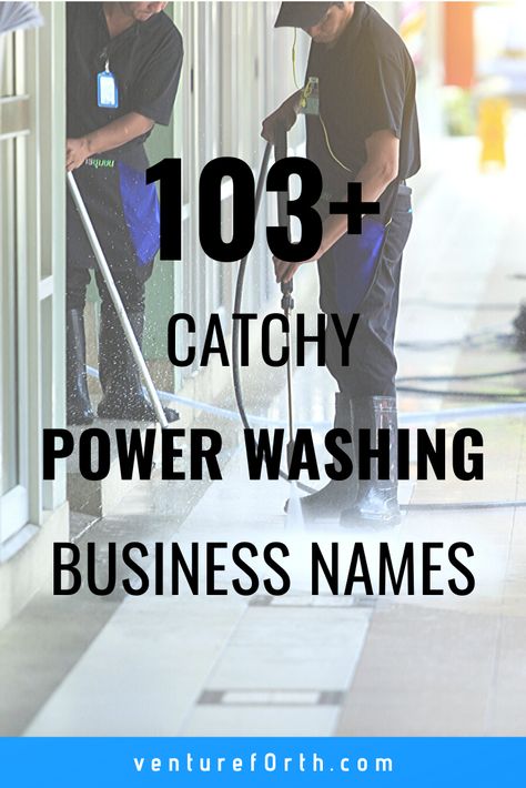 Power Washing Logo, Power Washing Business Names, Powerwashing Business, Pressure Washing Business Names, Power Washing Business, Pressure Washing Logo, Cleaning Service Names, Good Company Names, Cleaning Company Names