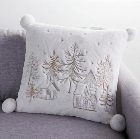 7ft. Pre-Lit Artificial Slim … curated on LTK Garments Design, August Leo, Winter Pillows, Holiday Embroidery, Christmas Cushion Covers, Chic Pillows, Christmas Pillows, Christmas Cushions, Embroidered Pillowcases