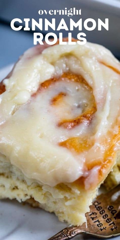 Overnight Cinnamon Buns, Easiest Cinnamon Rolls, Easy Homemade Rolls, Overnight Cinnamon Rolls, Cinnamon Rolls From Scratch, Dessert Hacks, Cinnamon Filling, Crazy For Crust, Easy Frosting