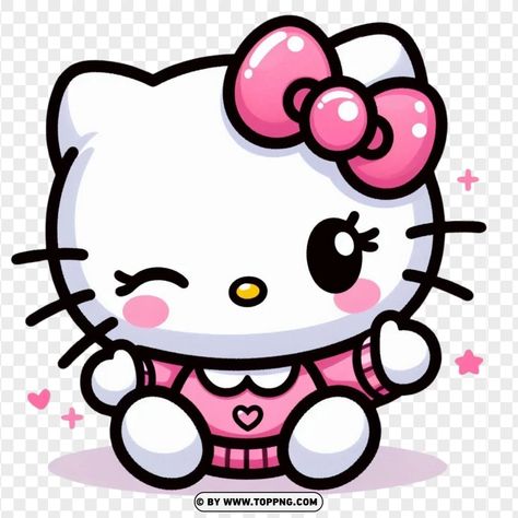 Hello Kitty Svg Free Cricut, Hello Kitty Images Printables, Hello Kitty Winking, Backgrounds Hello Kitty, Drawing Hello Kitty, Hello Kitty Png, Kitty Clipart, Kitty Png, Hello Kitty Clipart