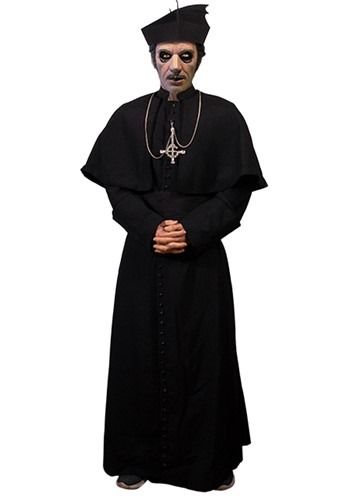 Ghost Cardinal Copia Men Ghost Cardinal, Sister Imperator, Papa Nihil, Maleficent Costumes, Dark Era, Nameless Ghouls, Spooky Halloween Costumes, Celebrity Costumes, Papa Emeritus