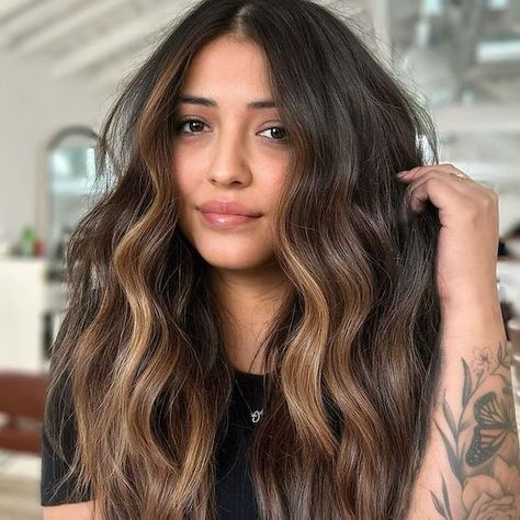 Balayage vs. Ombre Hair: The Differences to Know Sombre Vs Balayage, Color Melt Vs Balayage, Balayage Or Ombre Difference, Ombre Vs Balayage, Difference Between Balayage And Ombre, Balayage Vs Ombre, Ombre Vs Balayage Vs Sombre, Ombre Brunette, Curly Ombre