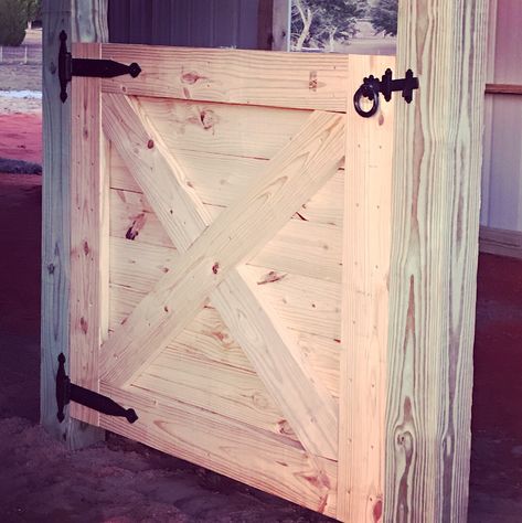 Barn interior is officially started and hubby knocked out the first dutch door today, loving the boards behind being horizontal in lieu of vertical, can wait to do the sides and get a feel for how my modified twist on European stall fronts are going to look! :) and did I mention the hardware??!? Stall Doors For Horses Diy, Horse Stall Doors Ideas, Diy Horse Stall Door, Diy Stall Doors, Barn Shed Ideas, Horse Stall Doors, Horse Barn Doors, Horse Stalls Doors, Stall Doors