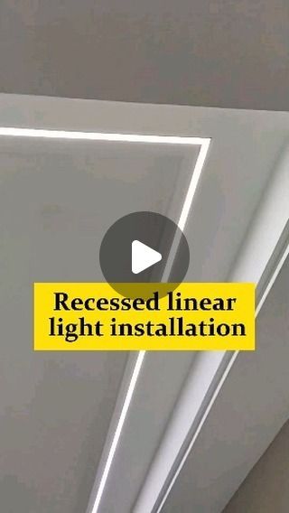 Alead Home Lightings on Instagram: "Linear light The whole process of installing recessed linear lights! ! #ledstriplights #lampfactory #ledstrips #lightingfactorys #lights #yeechop #led #art #ledlights #lighting #renovation #installation #interiordesign #runninglights #stairs #sensor #tracklighting #home #aleadhome #aleadlighting" Hidden Led Strip Lighting Ceiling, Alcove Lighting Ideas, Diy Led Strip Lighting Ideas, Baseboard Lighting Ideas, Recess Lighting Living Room, Where To Put Led Strip Lights, Ceiling Led Strip Lighting Ideas, How To Place Recessed Lighting, Stairs Lighting Ideas Ceilings