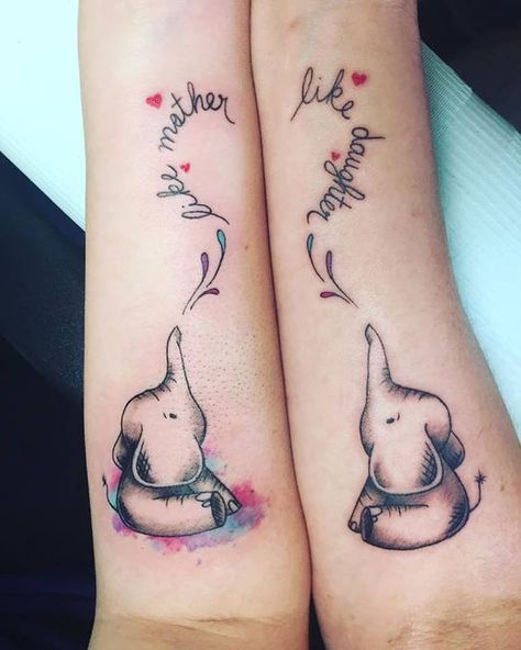 51 Extremely Adorable Mother-Daughter Tattoos to Let Your Mother Know How Much She Means to You Mum And Daughter Tattoo, Mommy Daughter Tattoos, Mom Daughter Tattoos, Matching Best Friend Tattoos, Inspiration Tattoos, Mother Tattoos, Disney Tattoo, Daughter Tattoos, Mother Daughter Tattoos