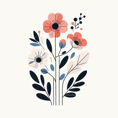 Premium Vector | Flat design of minimalist spring flowers Flower Minimal, Minimal Color, Stationery Templates, Business Card Maker, Flyer Maker, Poster Maker, Card Banner, Poster Invitation, Presentation Template Free