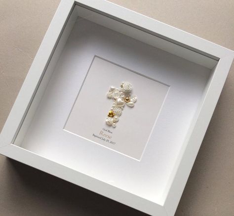 Card With Buttons, Baby Frames, Baptism Gifts For Boys, Christening Gifts For Boys, Stone Pictures Pebble Art, Godson Gifts, 50 Wedding Anniversary Gifts, Goddaughter Gifts, 60 Wedding Anniversary