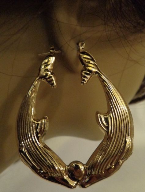 Dope Jewelry Accessories, Bamboo Hoop Earrings, Bamboo Earrings, Jewelry Accessories Ideas, Hoop Earrings Gold, Dope Jewelry, Funky Jewelry, Jewelry Lookbook, Jewelry Inspo