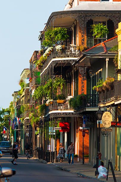 440 Garden District New Orleans Stock Photos, High-Res Pictures, and Images - Getty Images Louisiana Aesthetic, Garden District New Orleans, New Orleans Garden, New Orleans Garden District, Hippie House, New Orleans Vacation, Cat City, New Orleans Homes, Save File