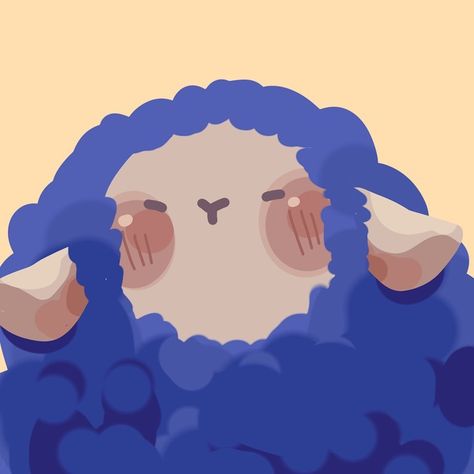 Sheep, Fan Art, Fan, On Instagram, Blue, Instagram, Art