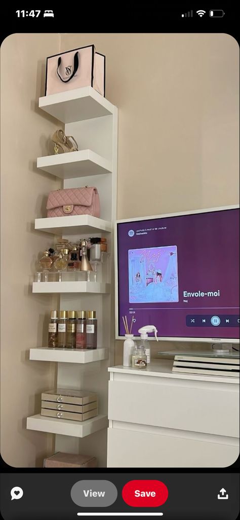 Ikea Lack Shelf Ideas Bedrooms, Lack Shelf Ideas, Ikea Lack Shelf Ideas, Ikea Lack Shelf, Lack Shelf, Ikea Lack Shelves, Ikea Lack, Bedroom Decor For Teen Girls, Dream Apartment Decor