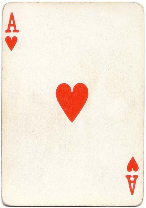 Hearts Playing Cards, Ace Card, Ace Of Hearts, Card Drawing, Poker Cards, Heart Cards, Art Collage Wall, Playing Card, New Wall