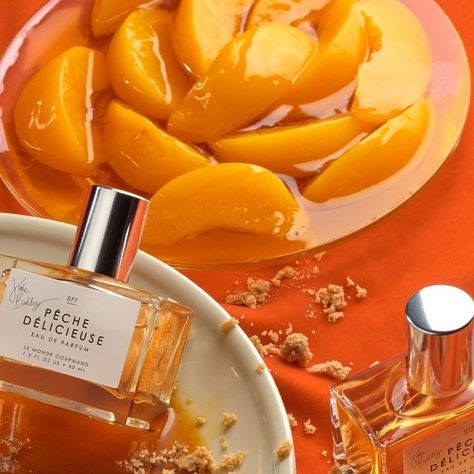 Le Monde Gourmand on Instagram: "Juicy Peach, velvety Caramel, and warm Vanilla Crumble make a slice of Pêche Délicieuse an irresistible delight. 🧡✨⁠ ⁠ Get yours at gourmandbeauty.com." Gourmand Perfume, Juicy Peach, Character Board, Smell Good, Body Care, Caramel, Vanilla, Skin, On Instagram