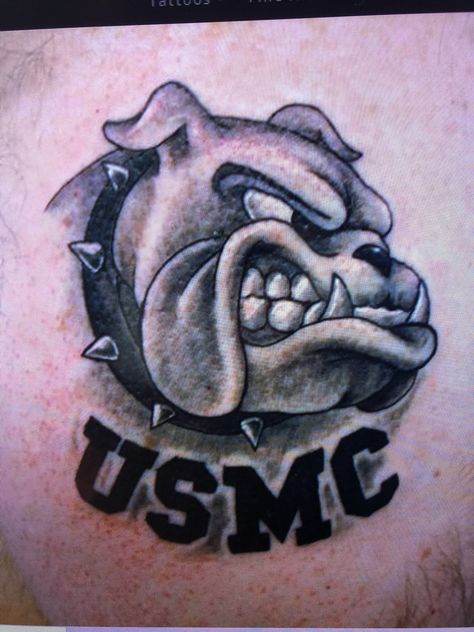 Marine Corps Tattoos, Military Tattoos, Skull Tattoo, Portrait Tattoo, Tattoos