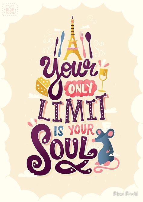 Soul Drawing, Pixar Quotes, Risa Rodil, Pixar Movies, Disney Quotes, Typography Quotes, Quote Posters, Disney Wallpaper, A Mouse