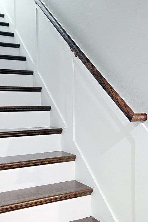 Dramatic Staircase, Basement Stair, Stairs Renovation, Stair Makeover, Diy Staircase, Stairs Makeover, Staircase Remodel, Staircase Makeover, Stair Remodel