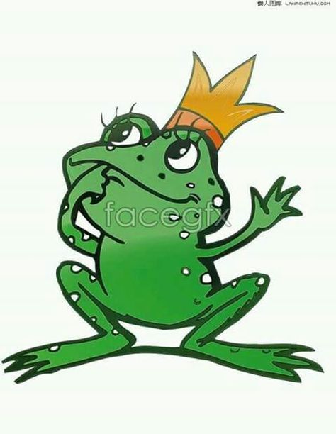 Frog queen Prince Cartoon, Frog Logo, Black Frog, Whimsical Animals, Frog Pictures, Frog Tattoos, Frog Drawing, Small Artwork, Funny Frogs