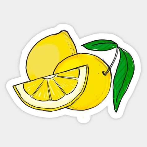 I'm not mellow! I'm a lemon. -- Choose from our vast selection of stickers to match with your favorite design to make the perfect customized sticker/decal. Perfect to put on water bottles, laptops, hard hats, and car windows. Everything from favorite TV show stickers to funny stickers. For men, women, boys, and girls. Caipirinha, Lemon Car, Lemon Sticker, Fruit Stickers, Summer Stickers, Creative Stickers, Lemon Design, Lemon Pattern, Scrapbook Printing