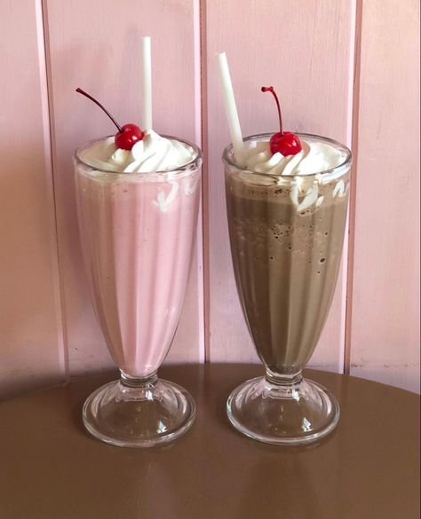 Share A Milkshake, You Are My Moon, Vintage Americana, Cute Desserts, Milkshakes, Food Obsession, Pretty Food, Aluminum Foil, Om Nom