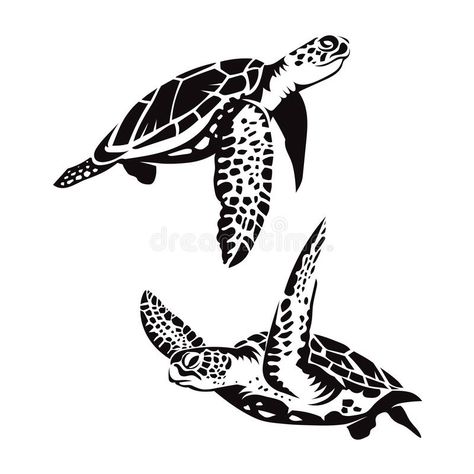 Habitat Art Projects For Kids, Sea Turtle Outline, Sea Turtle Stencil, Swimming Silhouette, Sealife Drawing, Turtle Stencil, Sea Turtle Silhouette, Sea Turtle Clipart, Turtle Outline