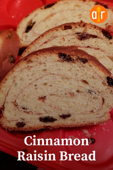 Cinnamon Raisin Bread I | "This is the best bread in the universe! My whole family and all my friends have become addicted to it since the first time that I made it, and now I have to bake it by the dozen!" #allrecipes #bread #breadrecipes #bakingbread #howtobakebread Vegan Cinnamon Raisin Bread, Pullman Loaf Pan Recipes, Homemade Cinnamon Raisin Bread, Loaf Pan Recipes, Raisin Bread Recipe, Cinnamon Raisin Bread Recipe, Baking Homemade Bread, Pullman Loaf, Pullman Loaf Pan