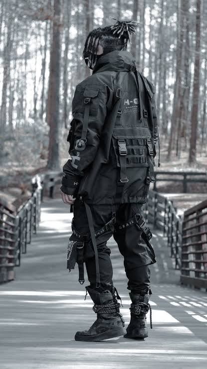 Tech Ware, Futuristic Ninja, Tech Wear Aesthetic, Cyberpunk Mode, Cyberpunk Streetwear, Techwear Men, Techwear Aesthetic, Techwear Cyberpunk, Futuristic Clothing