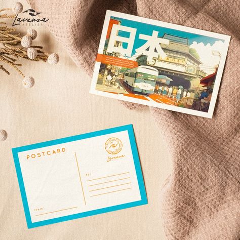 One great way to keep your travel dreams alive is by collecting postcards. ✈️🧳 Plus, it's a fun and easy way to bring a piece of the world into your home. Designing this one makes us feel like we're journeying through the land of the rising sun. 🇯🇵 Which postcard would you like to see next? #postcards #stationeryshop #stickershop Fun Postcard Design, Post Card Design Creative, Collecting Postcards, Postcard Design Ideas, Postcard Aesthetic, Illustrated Postcards, Postcard Project, Post Card Design, Postcards Design