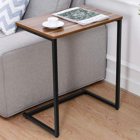 Sofa Arm Table, Desks For Small Spaces, Side End Table, Table For Small Space, C Table, Couch Table, Small Space Living Room, Small Side Table, Sofa Side Table