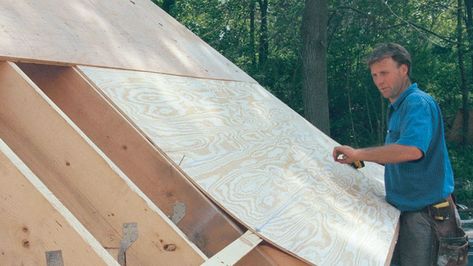 Guide to Roof Sheathing - Fine Homebuilding Roof Options, Roof Sheathing, Fine Homebuilding, House Repair, Roof Ideas, Radiant Barrier, Build A Fireplace, Solid Surface Countertops, Home Building Tips