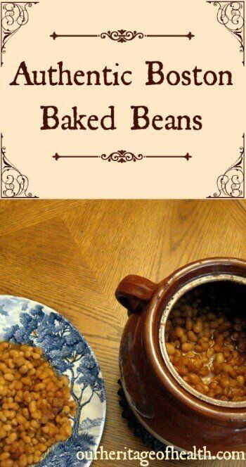 Authentic Boston baked beans recipe | ourheritageofhealth.com Bean Pot Baked Beans, Boston Baked Beans Recipe, Barbeque Sides, Baked Beans From Scratch, Best Baked Beans, Baked Beans Recipe, Homemade Baked Beans, Beans Beans, Boston Baked Beans