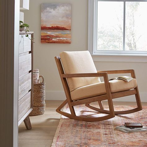 11 Actually Cute Rocking Chairs for Your Nursery Modern Rocking Chair Nursery, Rocking Chair Plans, Vintage Rocking Chair, Kids Rocking Chair, Upholstered Rocking Chairs, Wooden Rocking Chairs, Rocking Chair Nursery, Custom Chair, Nursery Chair