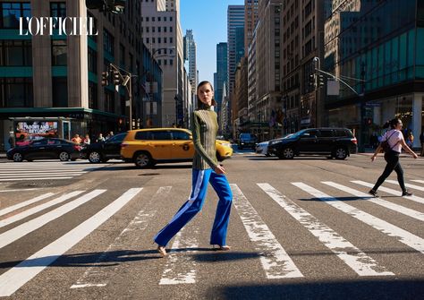 L’Officiel Azerbaijan July 2018 Alicia Holtz by Alfonso Anton Cornelis | Fashion Editorials Fashion Week Photography, Nyc Fashion Photoshoot, Crosswalk Fashion Photography, New York Shoes, Street Fashion Editorial Photography, New York Model, Nyc Editorial, Nyc Fashion Editorial, City Editorial